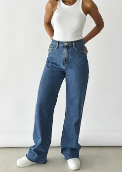 Jeans^Outfitbook Jean wide leg BLEU