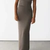 Jupes^Outfitbook Jupe longue TAUPE