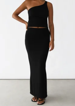 Jupes^Outfitbook Jupe longue NOIR