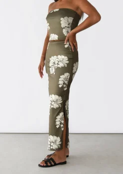 Jupes^Outfitbook Jupe longue FLEURIE