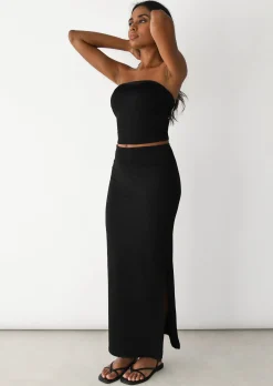 Jupes^Outfitbook Jupe mi-longue NOIR