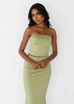 Jupes^Outfitbook Jupe mi-longue VERT