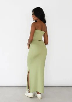 Jupes^Outfitbook Jupe mi-longue VERT