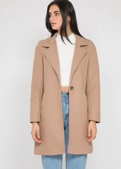 Vestes L Manteaux^Outfitbook Manteau ajusté CAMEL