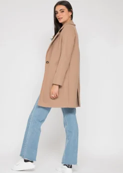 Vestes L Manteaux^Outfitbook Manteau ajusté CAMEL