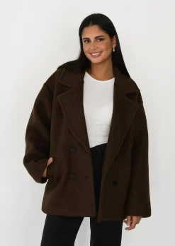 Vestes L Manteaux^Outfitbook Manteau court MARRON