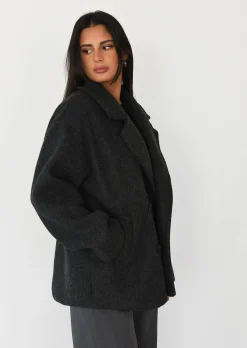 Vestes L Manteaux^Outfitbook Manteau court GRIS