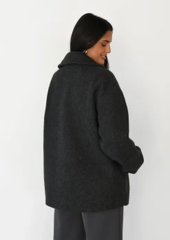 Vestes L Manteaux^Outfitbook Manteau court GRIS
