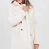 Vestes L Manteaux^Outfitbook Manteau fausse fourrure crème