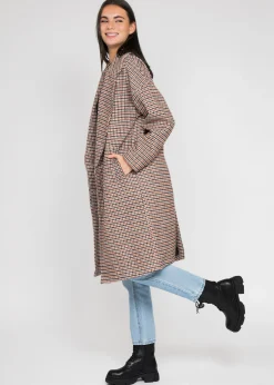 Vestes L Manteaux^Outfitbook Manteau long oversize à carreaux