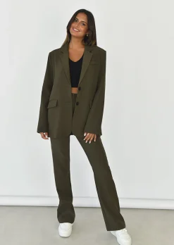 Pantalons^Outfitbook Pantalon ajusté KAKI