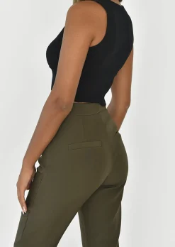 Pantalons^Outfitbook Pantalon ajusté KAKI