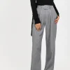 Pantalons^Outfitbook Pantalon ample avec ceinture GRIS