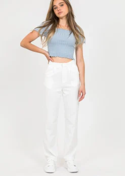 Pantalons^Outfitbook Pantalon ajusté BLANC