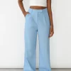 Pantalons^Outfitbook Pantalon de costume en lin BLEU