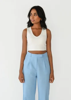 Pantalons^Outfitbook Pantalon de costume en lin BLEU
