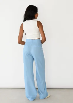 Pantalons^Outfitbook Pantalon de costume en lin BLEU