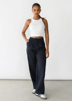 Pantalons^Outfitbook Pantalon de costume rayures BLEU