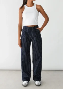 Pantalons^Outfitbook Pantalon de costume rayures BLEU