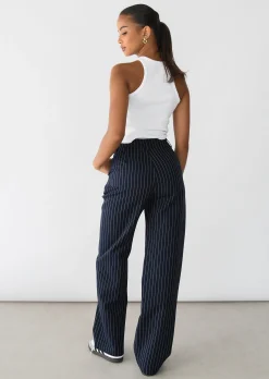 Pantalons^Outfitbook Pantalon de costume rayures BLEU