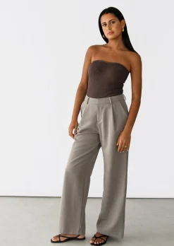 Pantalons^Outfitbook Pantalon de costume wideleg TAUPE