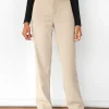 Pantalons^Outfitbook Pantalon droit ajusté - BEIGE