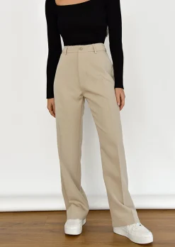 Pantalons^Outfitbook Pantalon droit BEIGE