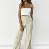Pantalons^Outfitbook Pantalon en lin BEIGE