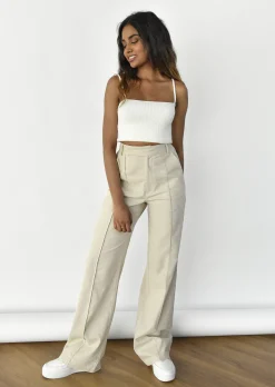 Pantalons^Outfitbook Pantalon en lin BEIGE
