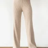 Pantalons^Outfitbook Pantalon en maille côtelée TAUPE