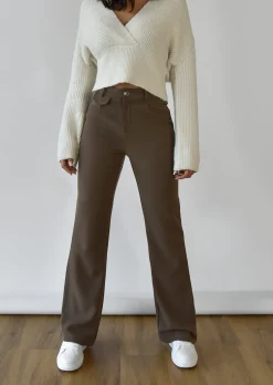 Pantalons^Outfitbook Pantalon flare MARRON