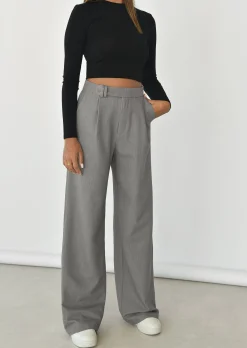 Pantalons^Outfitbook Pantalon large GRIS