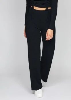 Pantalons^Outfitbook Pantalon large côtelé noir