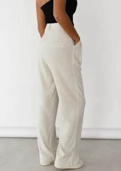 Pantalons^Outfitbook Pantalon large en lin BEIGE