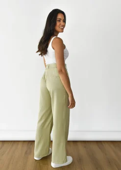 Pantalons^Outfitbook Pantalon large fluide VERT