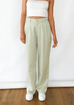 Pantalons^Outfitbook Pantalon large pastel VERT