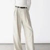 Pantalons^Outfitbook Pantalon pinces wideleg BEIGE