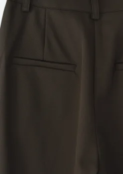 Pantalons^Outfitbook Pantalon pinces wideleg MARRON