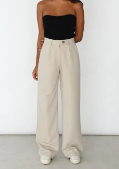 Pantalons^Outfitbook Pantalon wide leg BEIGE