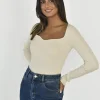 Pulls L Cardigans^Outfitbook Pull à encolure cœur BEIGE