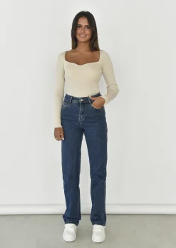 Pulls L Cardigans^Outfitbook Pull à encolure cœur BEIGE