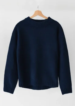 Pulls L Cardigans^Outfitbook Pull col ras-du-cou BLEU