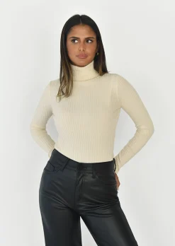 Pulls L Cardigans^Outfitbook Pull col roulé BEIGE