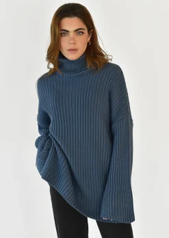 Pulls L Cardigans^Outfitbook Pull col roulé BLEU