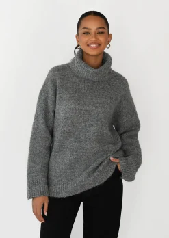 Pulls L Cardigans^Outfitbook Pull col roulé en maille GRIS
