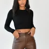 Pulls L Cardigans^Outfitbook Pull dos ouvert avec liens à nouer NOIR