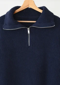 Pulls L Cardigans^Outfitbook Pull en maille à zip BLEU