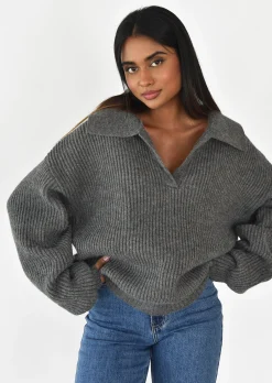 Pulls L Cardigans^Outfitbook Pull en maille avec col à revers