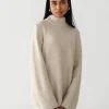 Pulls L Cardigans^Outfitbook Pull en maille col montant BEIGE