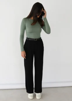 Pulls L Cardigans^Outfitbook Pull en maille col rond KAKI